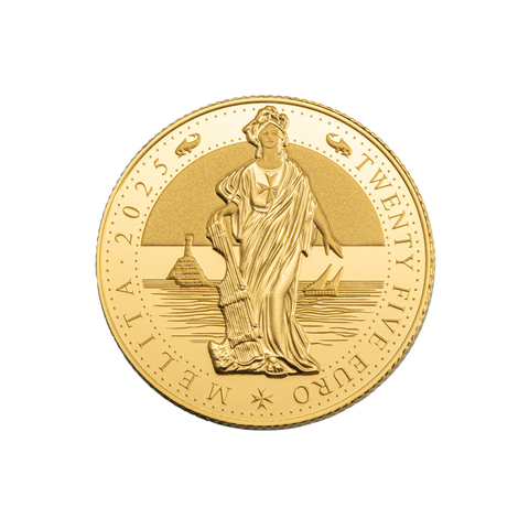 ¼ oz Melita Gold Bullion Coin 2025