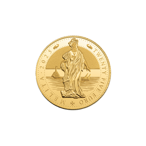 ¼ oz Melita Gold Bullion Coin 2025