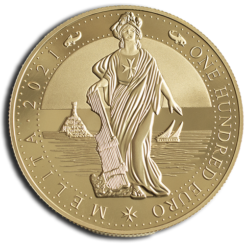 1oz Melita Gold Bullion Coin 2021
