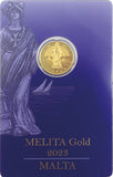⅒ oz Melita Gold Bullion Coin 2023