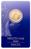 ¼ oz Melita Gold Bullion Coin 2024