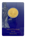 0.25oz Melita Gold Bullion Coin 2018