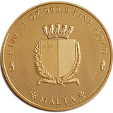 1oz Melita Gold Bullion Coin 2018